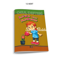 12 Adet Lise Defteri 60/1 Yaprak Çizgili