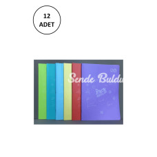 Gıpta Defter Eco Back A5 80 Yaprak PP Kapak 12 Adet