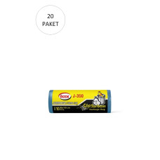 J350 Jumbo Boy Çöp Torbası 80 x 110 cm 10 Lu Rulo x 20 Paket = 200 Adet (Mavi)