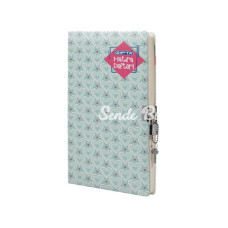 Gıpta Hatıra 17x24 120 Yaprak Kilitli İp Dikişli Sert Kapaklı Defter