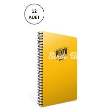 Gıpta Punto Spiralli Plastik Kapak Defter A5 100 Yp Çizgili