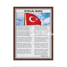 Panda 35X50 İstiklal Marşı Mdf Çerçeve