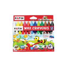 Fatih 50290 Mum Pastel Boya Triangular Üçgen Crayons 12 Renk