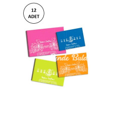 Gıpta Spiralli Plastik Kapak Resim Defteri 25 Yaprak 25 x 35 cm 12 Adet
