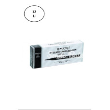 Mikro Ceramic Refil Siyah 07 12li