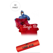 Battal Boy 75 x 90 cm 400 gr 10 lu Rulo x 10 Paket = 100 Adet (KırmızıSiyah Baskılı)