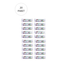 J500 Jumbo Boy Çöp Torbası 80 x 110 cm 10 Lu Rulo x 20 Paket = 200 Adet (Siyah)