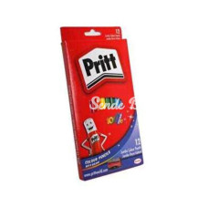 Pritt 1219733 Boya Kalemi 12 li Jumbo Üçgen Karton Kutu