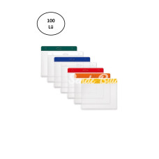 Mas 3510 54x86 mm Yatay Renkli Plastik Kart Poşeti 100lü