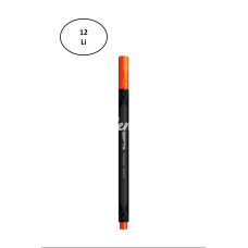 Gıpta Fineliner Kalem 04 Mm Karton Kutu Üçgen Portakal 12li