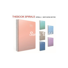 Gıpta Thebook 17x24 Sert Kapak Spiralli Pastel Defter 140 Yaprak Çizgili