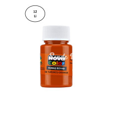 Nova Color Kumaş Boyası Şişe 30 Ml Turuncu 12 Li