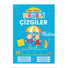 Eğitici Öğretici Neşeli Çizgiler Boyama Kitabı