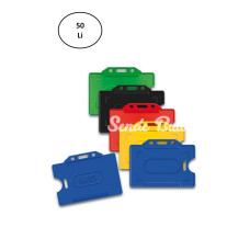 Mas 3522 Plastik Kart Muhafaza Dikey54X86Yeşil 50Li