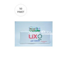Büyük Boy Çöp Torbası 65 x 80 cm 10 Lu Rulo x 50 Paket = 500 Adet (Mavi)