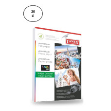 Tanex Fotoğraf Kağıdı A4 240 gr 240 mm x 297 mm 20 Sayfa