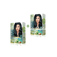 2 Paket Natural Beauty Amonyaksız Saç Boyası 1.1 Mavi Siyah