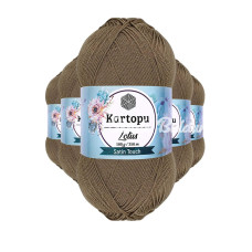 5 Adet Lotus Bikini Büstiyer Bluz Örgü İpi  K833 Vizon