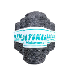 5 Adet Polyester Simli Makrome İpi S420