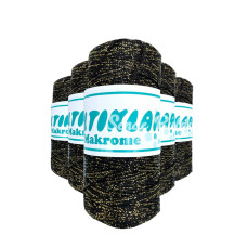 5 Adet Polyester Simli Makrome İpi SS60