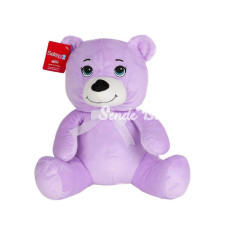 Nessiworld 1022L  Göbekli Peluş Ayı 28 cm Lila Selay Oyuncak
