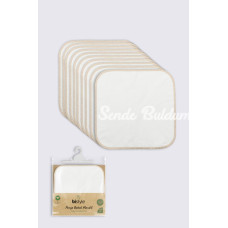 Bistyle Organik 20x20 10Lu Penye Mendil 90102 Ekru