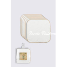 Bistyle Organik 28x28 6Lı Penye Mendil 90103 Ekru Bistyle Organik 28x28 6Lı Penye Mendil 90103 Ekru