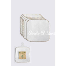 Bistyle Organik 28x28 6Lı Havlu Mendil 90105 Ekru Bistyle Organik 28x28 6Lı Havlu Mendil 90105 Ekru