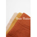 Bistyle 6lı Müslin Mendil 20x20 cm 90106 Kiremit Bej Hardal Bistyle 6lı Müslin Mendil 20x20 cm 90106 Kiremit Bej Hardal
