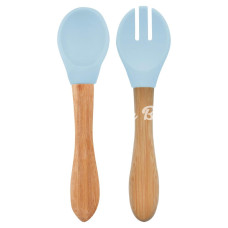 Mama Kaşığı ve Çatal Seti Mineral Blue