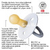 Bibs Colour Kauçuk Emzik 618 Ay Sage Glow