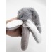 Tutmalı Peluş Mini Tavşan 842 Gri
