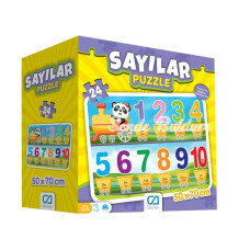 Games Sayılar Yer Puzzle 50x70cm 24 Parça 5134 Games Sayılar Yer Puzzle 50x70cm 24 Parça 5134