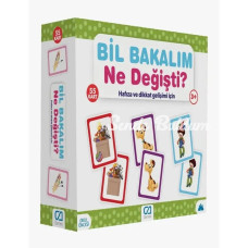 Games Bil Bakalım Ne Değişti? Hafıza ve Dikkat Gelişim K 55 Kart 5109 Games Bil Bakalım Ne Değişti? Hafıza ve Dikkat Gelişim K 55 Kart 5109