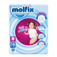 Molfix Külot Bez Jumbo Paket 6 Beden 15+ Kg 38 Adet