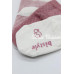 Bistyle Puanlı Kaymaz Penye Soket Çorap 3Lü BS10108 Pudra