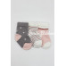 Bistyle 3Lü Penye Kız Soket Çorap BS10112 Gri