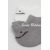 Nessiworld Bistyle 2Li Sneakers Smile Penye Çorap BS20106 Gri Ekru Nessiworld Bistyle 2Li Sneakers Smile Penye Çorap BS20106 Gri Ekru