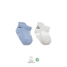 Nessiworld Bistyle 2Li Sneakers Smile Penye Çorap BS20106 Mavi Ekru Nessiworld Bistyle 2Li Sneakers Smile Penye Çorap BS20106 Mavi Ekru
