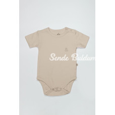 Bistyle Organik Natural Basic Style Yarım Kol Body BS17103 Bej Bistyle Organik Natural Basic Style Yarım Kol Body BS17103 Bej