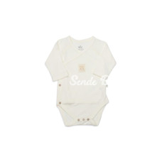 Bistyle Organic Modal Flying Balloons Kruvaze Uzun Kol Body BS17121 Ekru