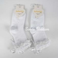 Nessiworld Katamino Ayçıl Aks. Kız Soket Çorap K22230 Beyaz Nessiworld Katamino Ayçıl Aks. Kız Soket Çorap K22230 Beyaz