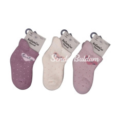 Katamino Arçin Havlu Kız Bebek Soket Çorap K45901 Asorti Katamino Arçin Havlu Kız Bebek Soket Çorap K45901 Asorti
