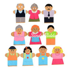 AND5001  İNSANLAR KUKLA SETİ 10 LU