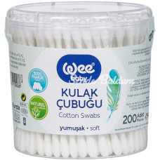 Nessiworld Wee Baby Kulak Temizleme Çubuğu (200 Adet) 906