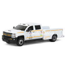 NessiWorld Greenlight 1/64 2018 Chevrolet Silverado 3500 Dually Service