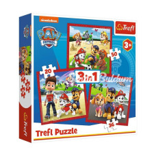 PUZZLE34867 Paw Patrol 3IN1 Puzzle