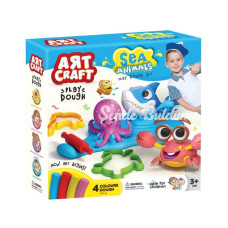 03684 Art Craft Deniz Hayvanları Hamur Set 200 gr Dede