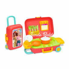 03478 Barbie Mutfak Set Bavulum Dede