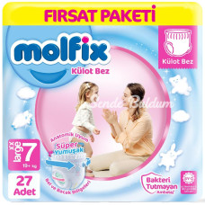 Nessiworld Molfix Külot Bez Fırsat Paketi 7 Beden 19+ Kg 27 Adet